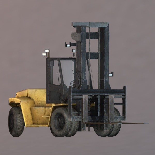 lift forklift 3ds - Forklift by TiRex3D