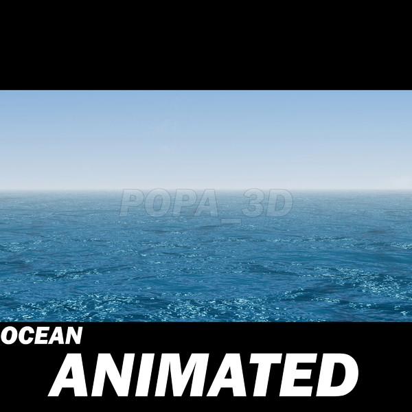 3d model photo realistic sea - Ocean by POPA_3D