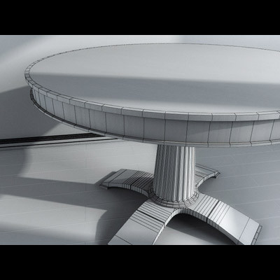 3d model table dinner c45 selva - Selva Table Dinner c45 by RTEwork