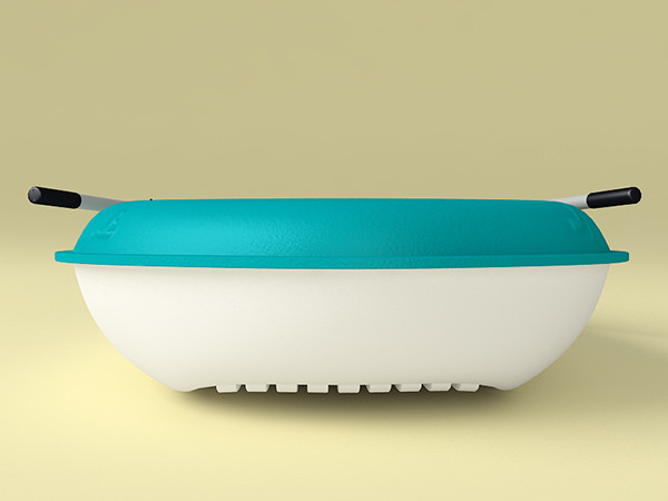 3d boat dinghy hull - SportYak by zbignev