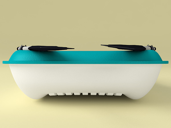 3d boat dinghy hull - SportYak by zbignev