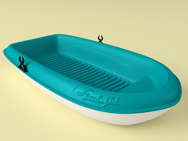 3d boat dinghy hull - SportYak by zbignev
