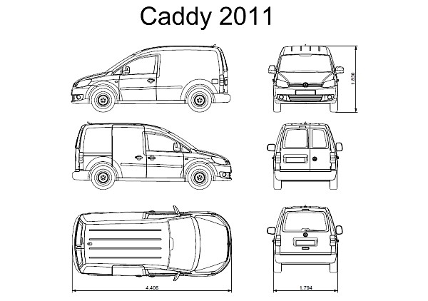 caddy 2011 lwo - VW Caddy 2011 by DreiDe
