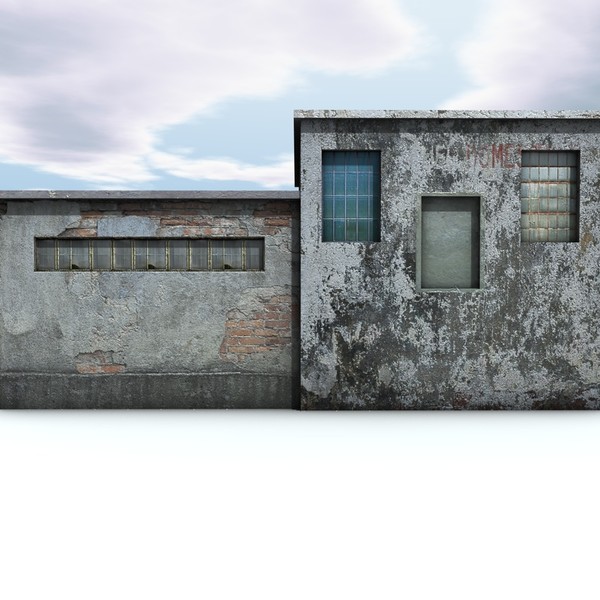 obj building - lowpoly building by ERLHN