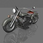 3d model old motorcycle