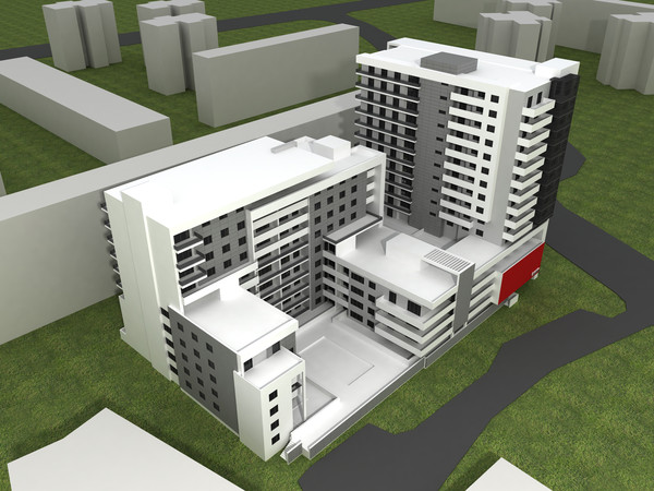 definition business centre 3d model - High Definition Business Centre by studiorender