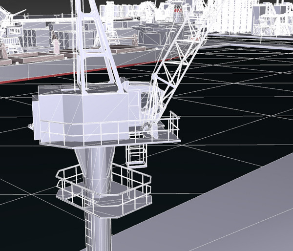 port harbour 3d model - PORT - HARBOUR... by Imagework