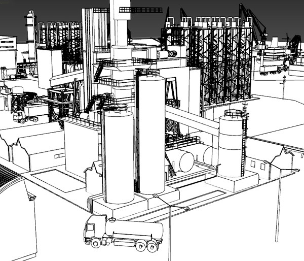 port harbour 3d model - PORT - HARBOUR... by Imagework