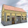 3d building medieval house
