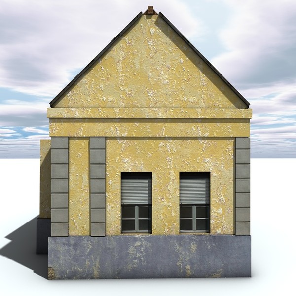 3d building medieval house - LpolyBuilding4... by ERLHN