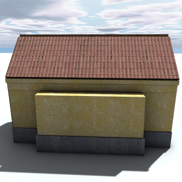 3d building medieval house - LpolyBuilding4... by ERLHN