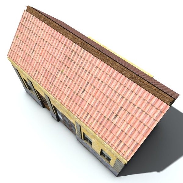 3d building medieval house - LpolyBuilding4... by ERLHN