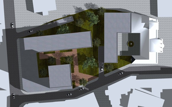 residential office buildings 3ds - Office and residential by studiorender