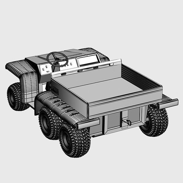 john deere gator 6x4 3d max - John Deere Gator 6x4 by Sandu_Bublic