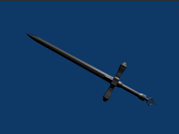 3d model medieval sword - Medieval Sword by zelcer72
