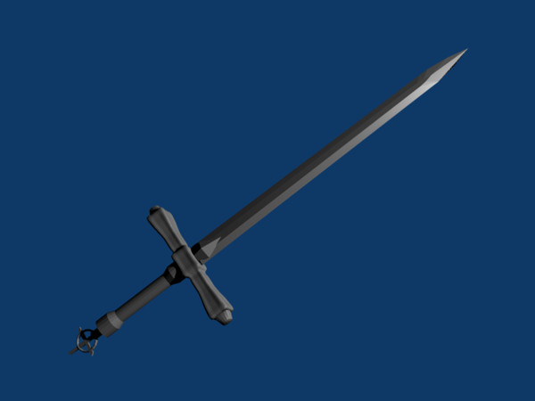 3d model medieval sword - Medieval Sword by zelcer72