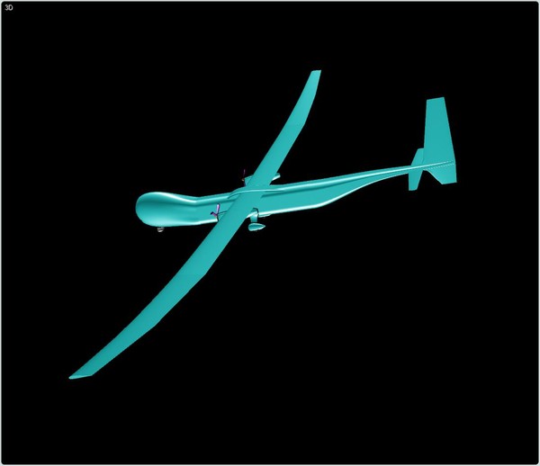 3d aurora uav long endurance model - Aurora Orion Long Endurance UAV Assembly Model Update by RodgerSaintJohn