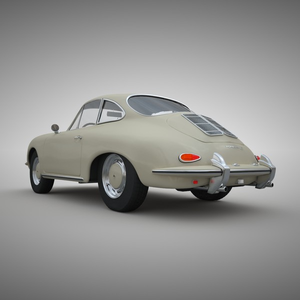 3d porsche 356 coupe model - Porsche 356 C Coupe by semenyuk_tv