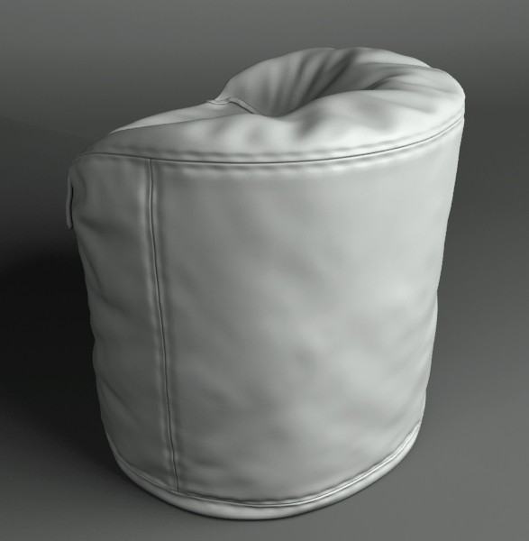 3d model bean bag - Bean bag seat by btbt