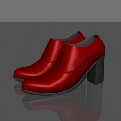 woman shoes 3d 3ds - Women