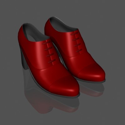 woman shoes 3d 3ds - Women