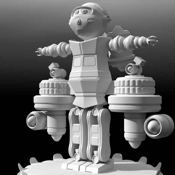 x modo motion graphics - Mini Robot by KeremGogus