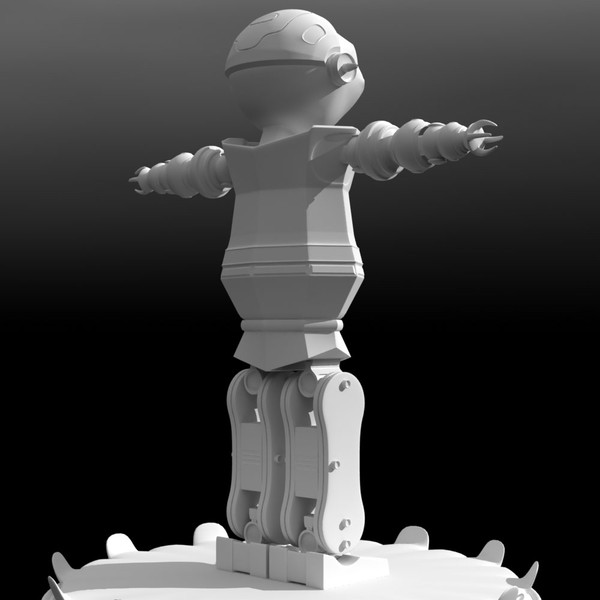 x modo motion graphics - Mini Robot by KeremGogus