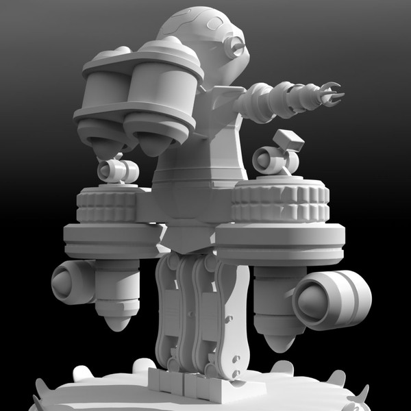 x modo motion graphics - Mini Robot by KeremGogus