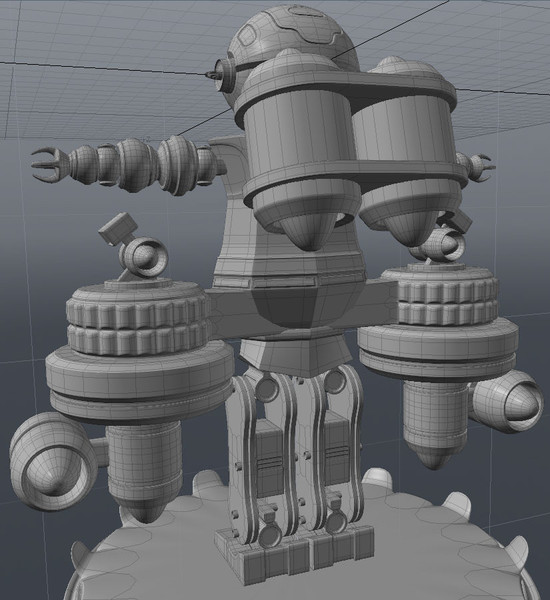x modo motion graphics - Mini Robot by KeremGogus