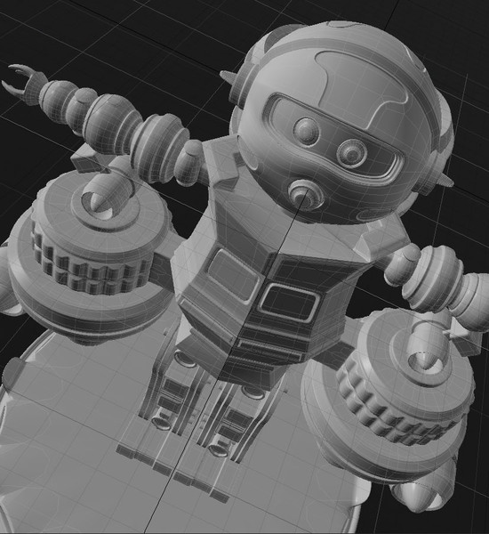 x modo motion graphics - Mini Robot by KeremGogus