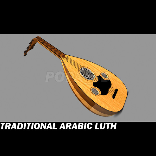 traditional arabic lute oud max - Arabic lute *Oud* by POPA_3D
