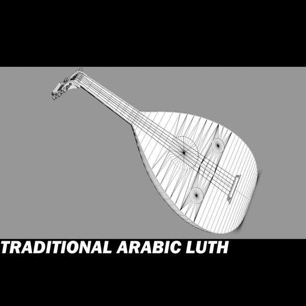 traditional arabic lute oud max - Arabic lute *Oud* by POPA_3D
