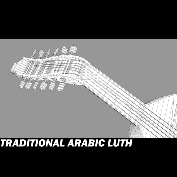 traditional arabic lute oud max - Arabic lute *Oud* by POPA_3D