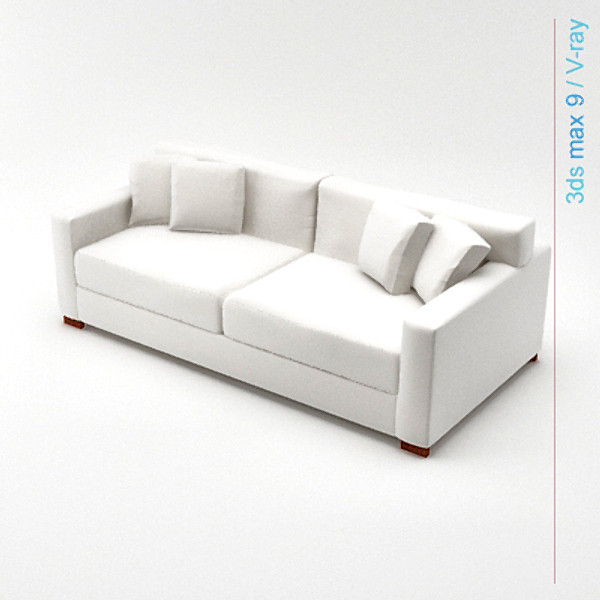 3d model modern architectural - sofa 01 by lajhar