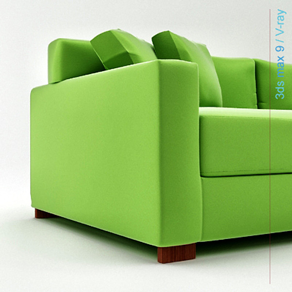 3d model modern architectural - sofa 01 by lajhar