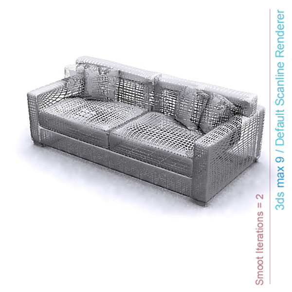3d model modern architectural - sofa 01 by lajhar