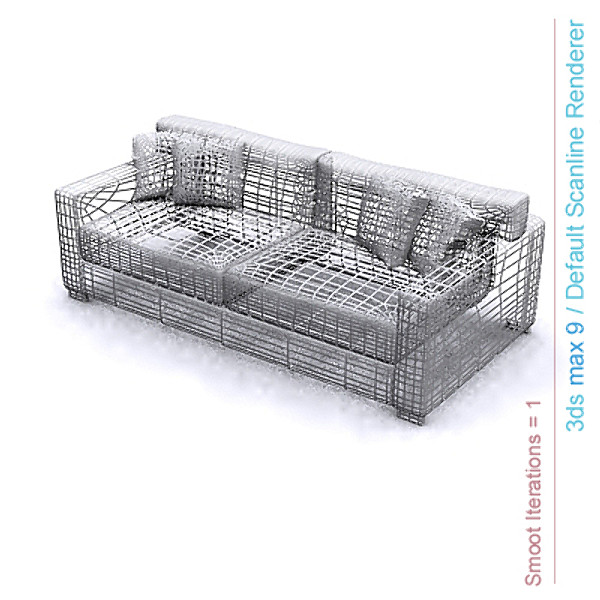 3d model modern architectural - sofa 01 by lajhar