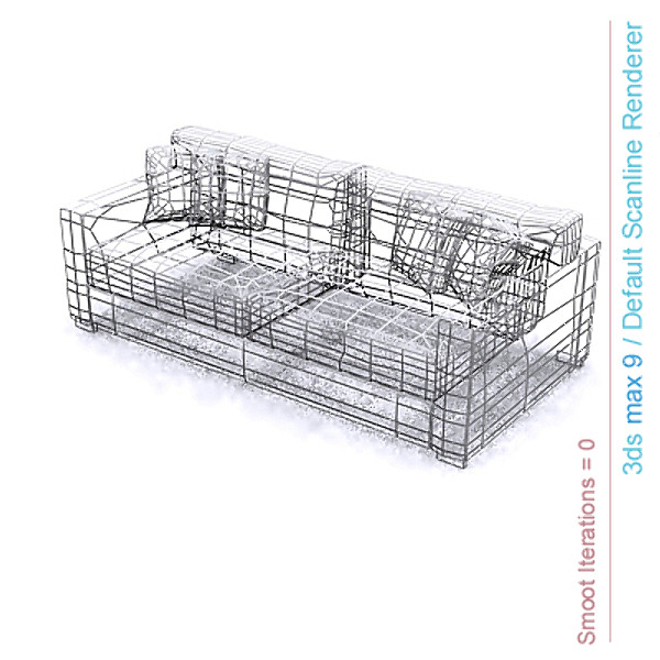 3d model modern architectural - sofa 01 by lajhar