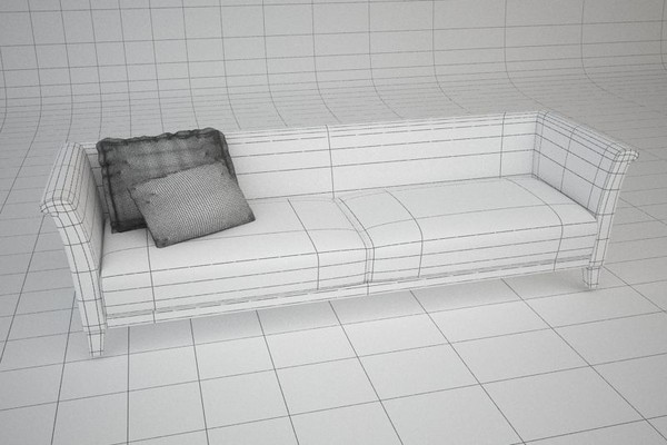 contemporary furniture sofa lounge chair 3d obj - contemporary furniture... by mmvis