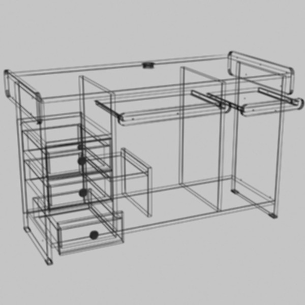 3ds max computer table - Computer Table_01 by sabah_au