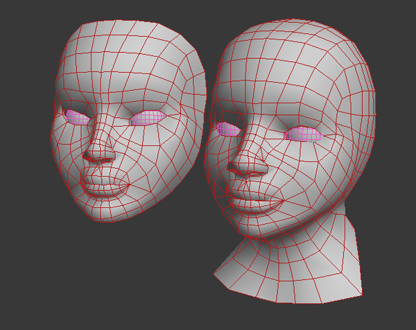 mask doll 3d model - A head and a mask by 3D HANNIBAL