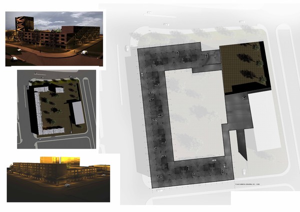 3d neighborhood housings model - Residential Building by studiorender