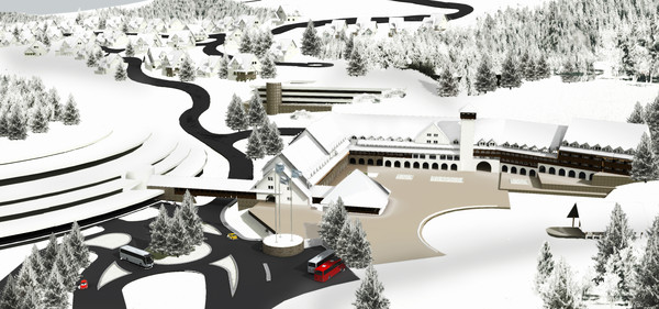 3ds city mountain - High Definition Mountain City by studiorender