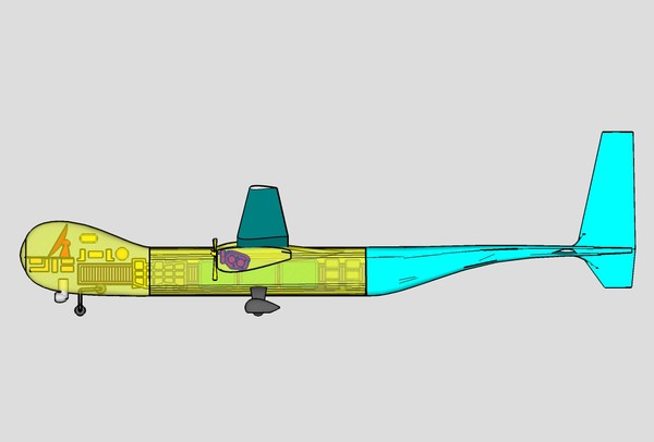 3d aurora uav long endurance model - Aurora Orion Long Endurance UAV Assembly Model Update by RodgerSaintJohn