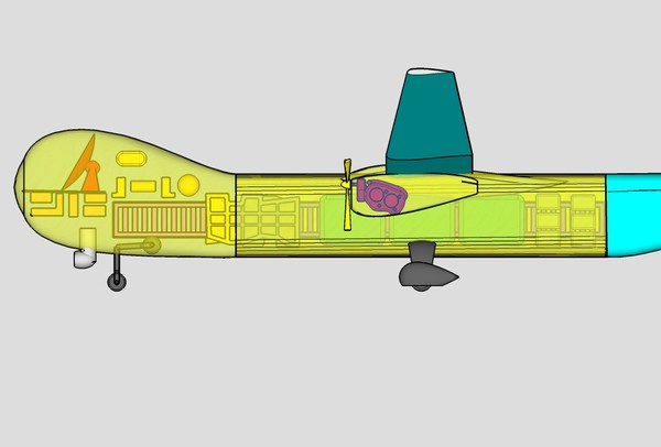 3d aurora uav long endurance model - Aurora Orion Long Endurance UAV Assembly Model Update by RodgerSaintJohn