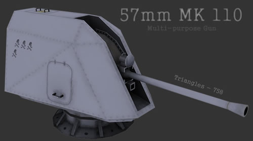 mk 110 57 mm 3d 3ds - 57 mm MK 110 variations... by SolCommand