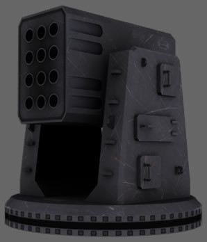 3d model rim-116 missile - RIM-116 Missile Launcher... by SolCommand
