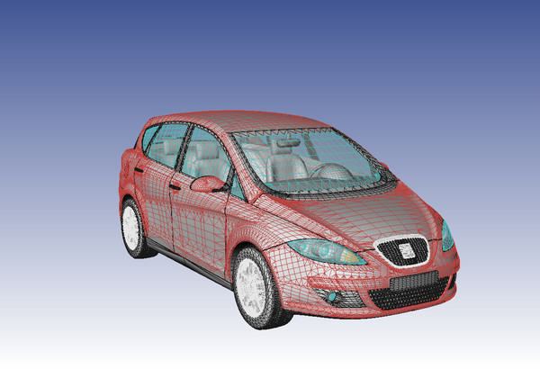 seat toledo 3d model - Seat Toledo by DreiDe