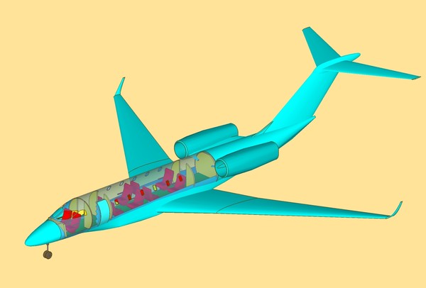 3ds max citation sketchup assembly 7 - Citation TEN SketchUp  7 Assembly Model by RodgerSaintJohn