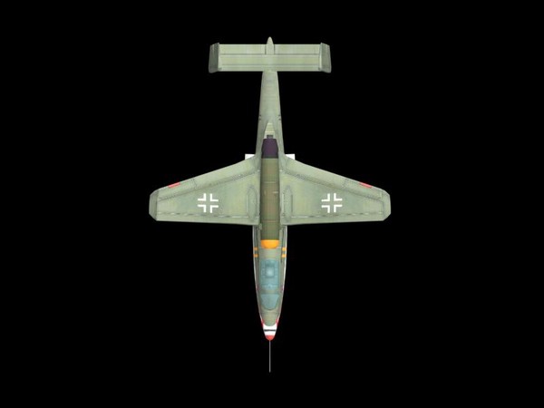 heinkel 162 volksjäger 3ds - He 162 Volksjäger by FangioDesign